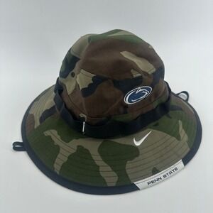 Nike Penn State Nittany Lions Camo Bucket Hat Mens‎ Medium Large M/L Big Ten NEW